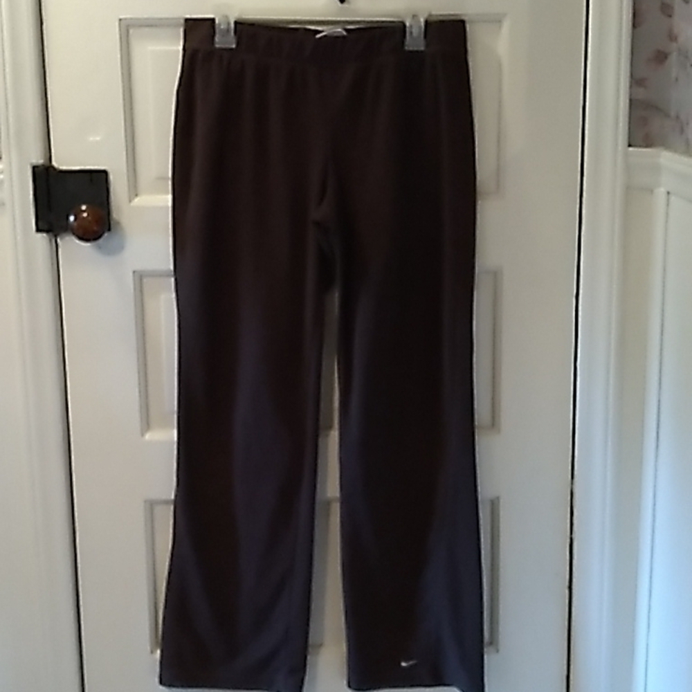 Nike brown exercise Lounge pants large 12 14